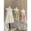 Đầm 2 dây babydoll xếp li xoè nơ
