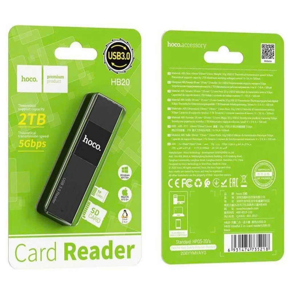 Đầu đọc thẻ Hoco HB 3.0 USB