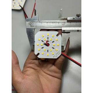 Chip Led, Mạch led đa năng chạy bình ắc quy, nguồn điện 12V 18W 36W - Mạch vuông ánh sáng trắng