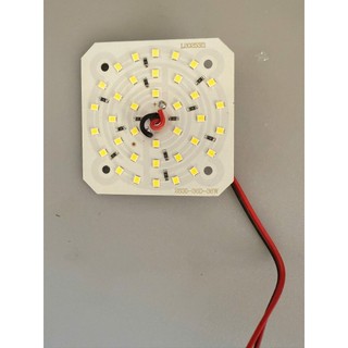 Chip Led, Mạch led đa năng chạy bình ắc quy, nguồn điện 12V 18W 36W - Mạch vuông ánh sáng trắng