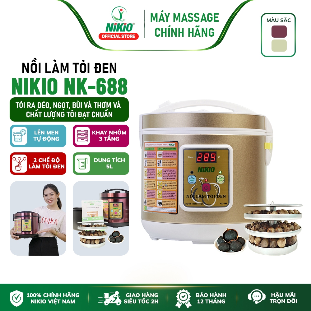 Máy Làm Tỏi Đen Gia Đình Nikio NK-688 Nhật Bản