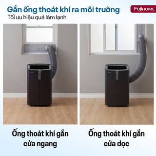 Điều hòa di động Fujihome PAC12PRO - Làm lạnh nhanh, Inverter tiết kiệm điện, BH 24 tháng