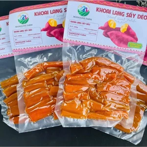 1KG Khoai Lang Sấy Dẻo Nguyên Củ Không Đường, Không Chất Bảo Quản (4 Gói 250G) Chuẩn Khoai Lang Mật Tà Nung Đà Lạt