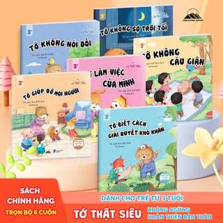 Sách - Tớ Thật Siêu - Combo 6 Cuốn Cho Bé Từ 3 Tuổi