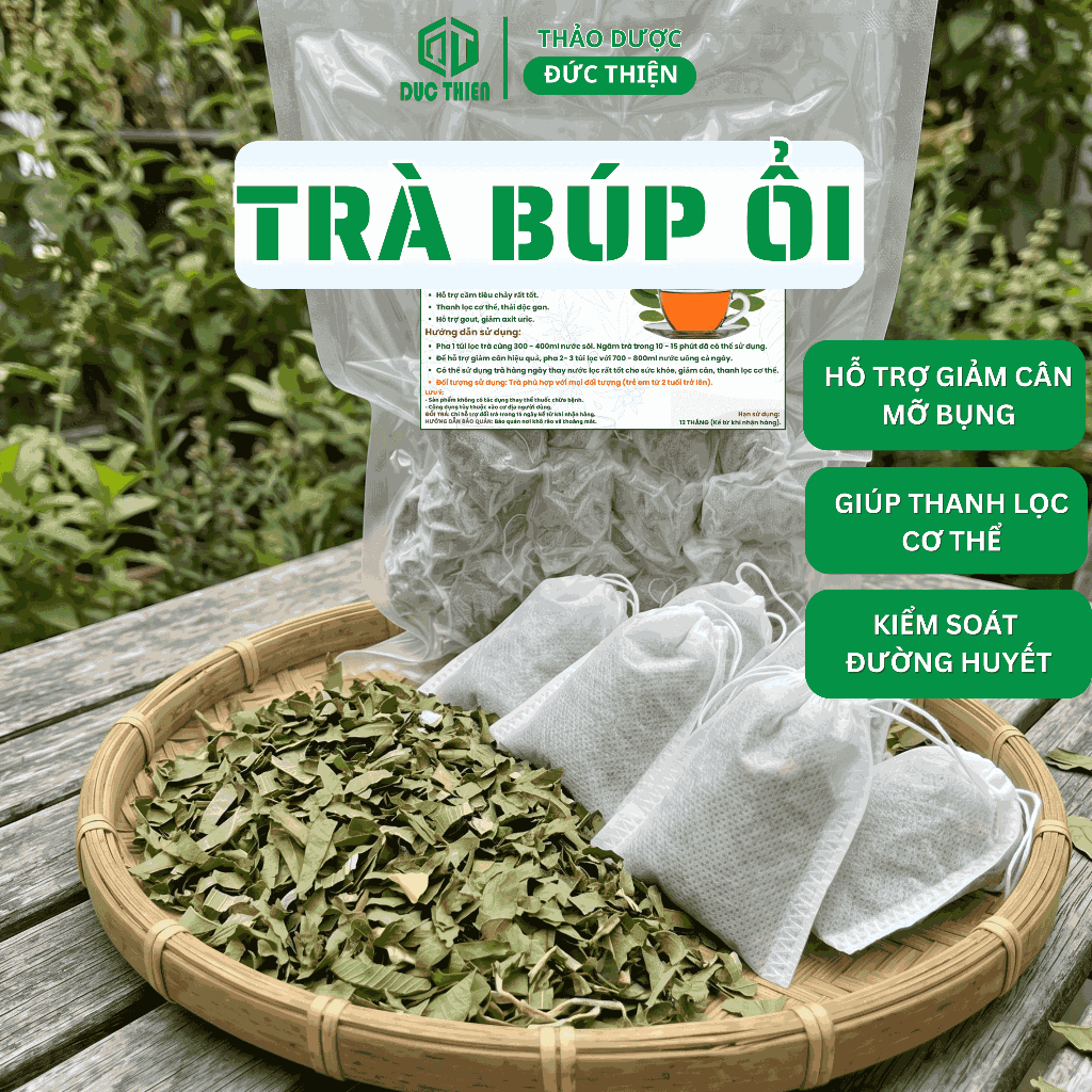 Trà Búp Ổi Túi Lọc Đức Thiện (30 Túi) – Giảm Cân, Mỡ Bụng, Tiểu Đường, Giảm Cholesterol