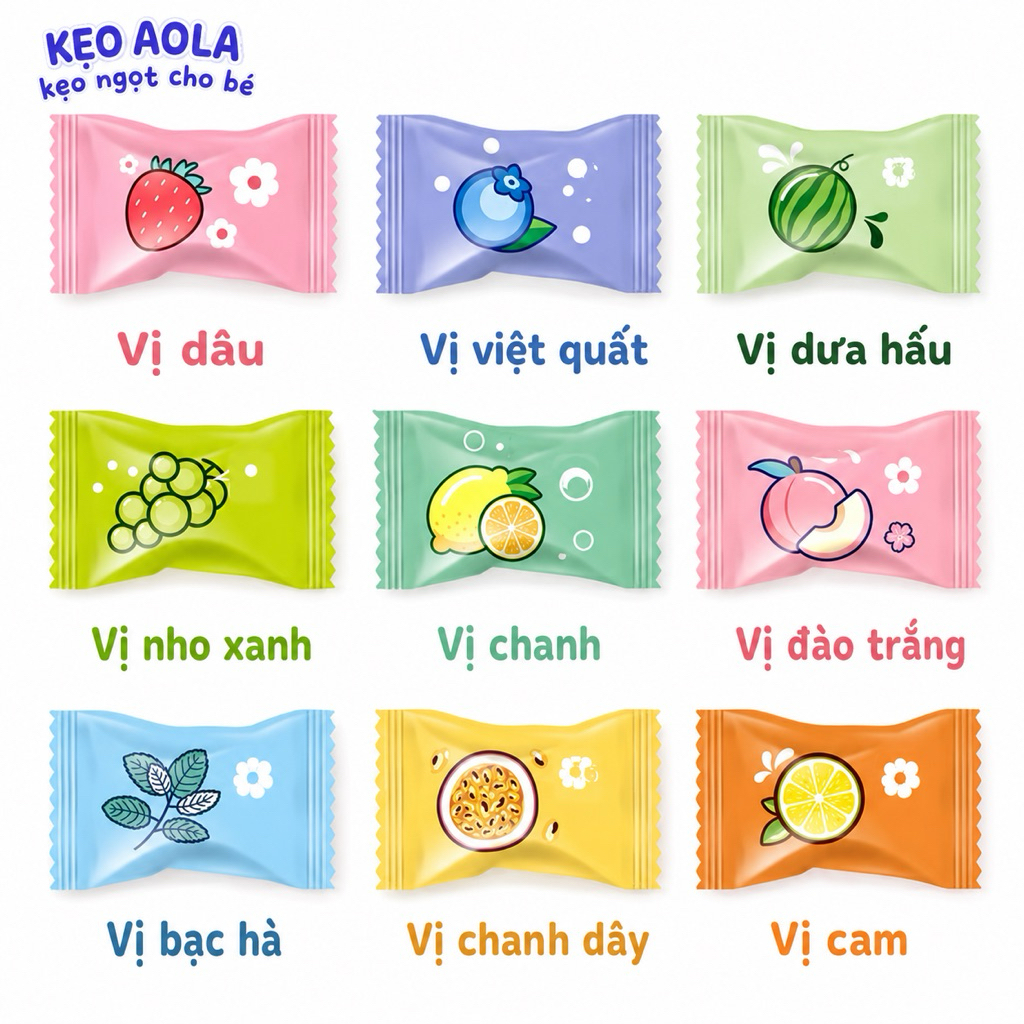 8 kẹo C ngậm mix vị thơm ngon
