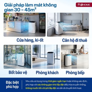 Điều hòa di động Fujihome PAC14PRO - INVERTER Tiết kiệm điện, Linh hoạt, làm lạnh nhanh