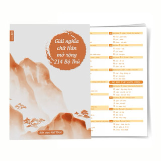 Combo Sách Nhớ Nhanh 214 Bộ Thủ Chữ Hán+Luyện Viết 214 Bộ Thủ Chữ Hán NHT BOOKS(tặng 1 bút 10 ngòi bay màu)