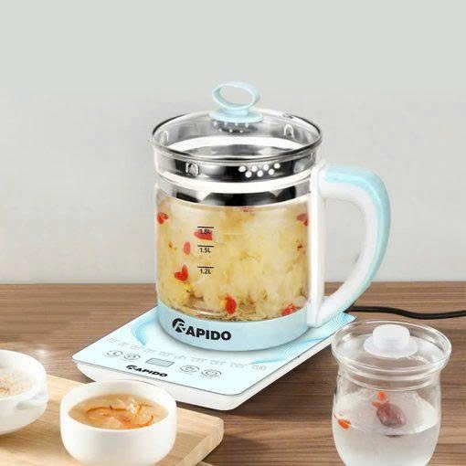 Ấm điện đa năng Rapido RMK0818-S, 10 Chức Năng Nấu Tự Động