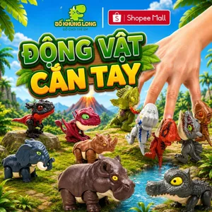 Khủng Long Mini Cắn Tay Combo 5/10/20 Túi BỐ KHỦNG LONG Đồ Chơi Kích Thích Sáng Tạo An Toàn Cho Trẻ Nhỏ