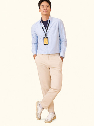 [BST EASY OFFICE] Quần Âu Nam Yody Khóa Sườn Cạp Chun Keo MOTR26A001