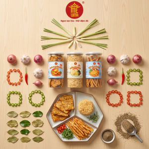 Combo Mồi Nhậu Lai Rai MEVINA – Khô Cá Thiều Miếng, Cá Thiều Que, Chà Bông Béo Ngậy