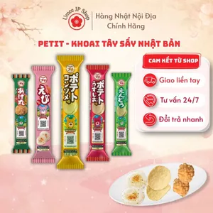 Khoai tây sấy Petit Nhật Bản - Đa dạng hương vị cho cả nhà