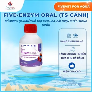 Men Vi Sinh Tiêu Hóa Cá Cảnh Làm Sạch Nước FIVEVET – Five-Enzym Oral (TS CẢNH)