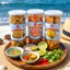 Combo Chua Cay Mặn Ngọt Béo Ngậy – Mực Cán, Mực Hấp Dừa, Da Cá Trứng Muối MEVINA Hảo Hạng, Tròn Vị