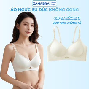 Áo Ngực Nữ chất su đúc mút mỏng không gong, Áo Lót Bra Nữ gom quả chống xệ thoáng mát ZANABRA A960