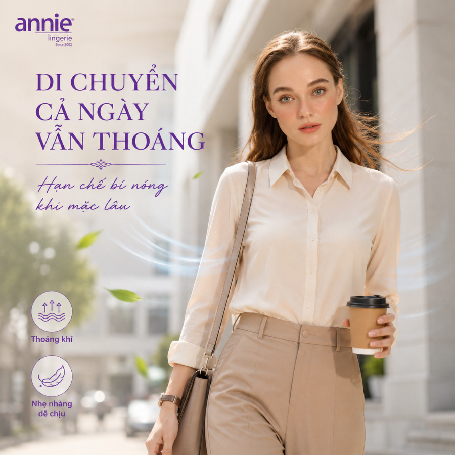 Áo ngực nữ annie mút dày 2.5cm ren không gọng,nâng ngực,bản to tạo dáng ngực thấm hút Bra 8139-48496