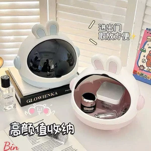 Kệ Thỏ Đựng Phụ Kiện Để Bàn Dễ Thương, Giá Treo Trang Sức Kẹp Tóc Chun Buộc Tóc Decor Phòng Ngủ