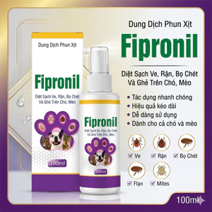 Fipronil - xịt diệt ve rận chó mèo