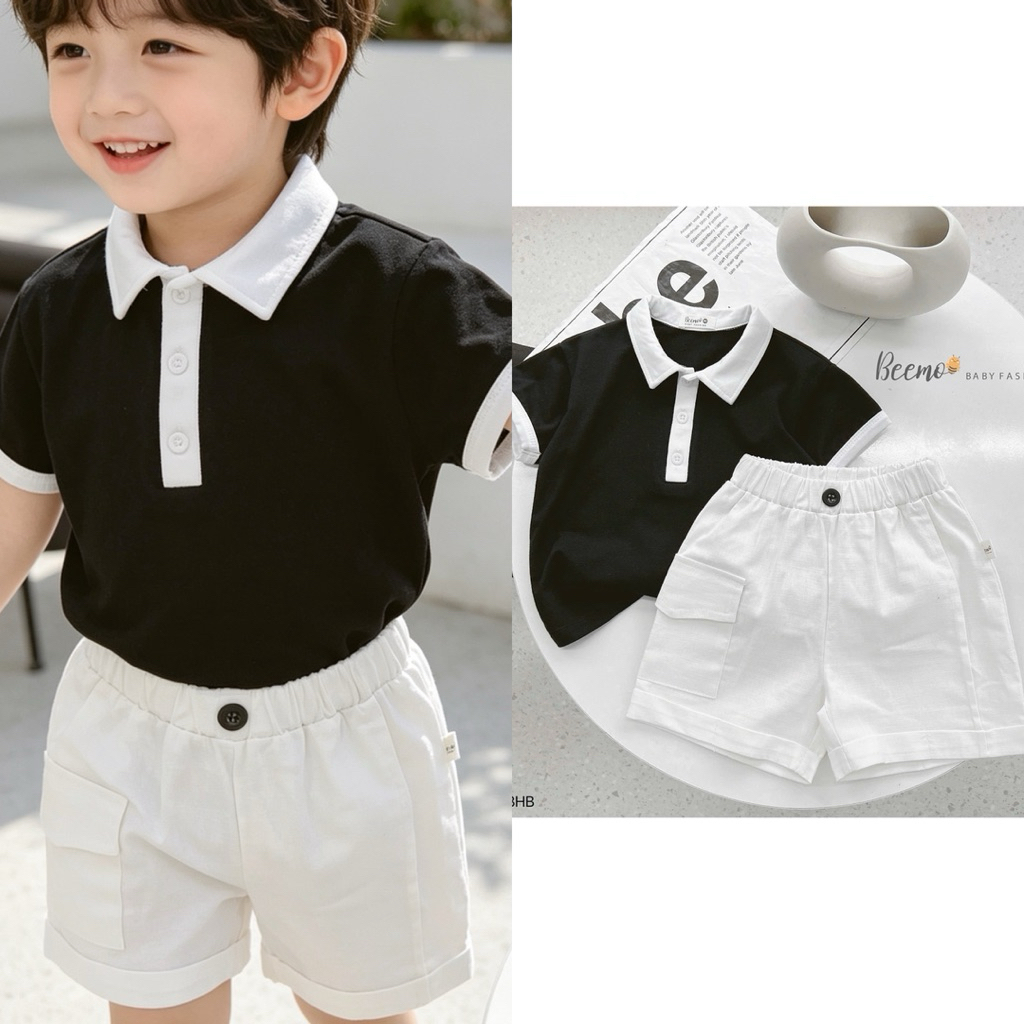 Set bộ bé trai Beemo ba lỗ polo sơ mi size 80-130 (9-24kg) – 4041BHB 23105B 22056B 23035B L23352BD 22052A