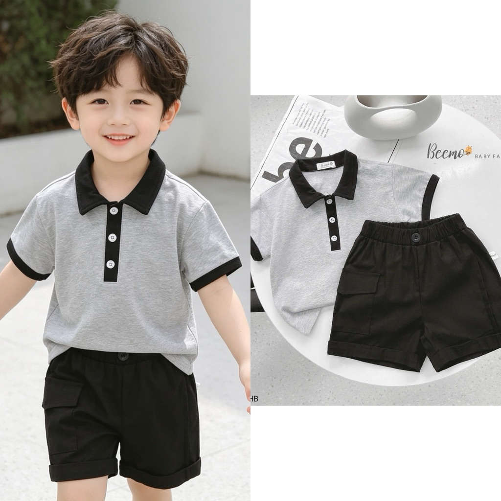 Set bộ bé trai Beemo ba lỗ polo sơ mi size 80-130 (9-24kg) – 4041BHB 23105B 22056B 23035B L23352BD 22052A
