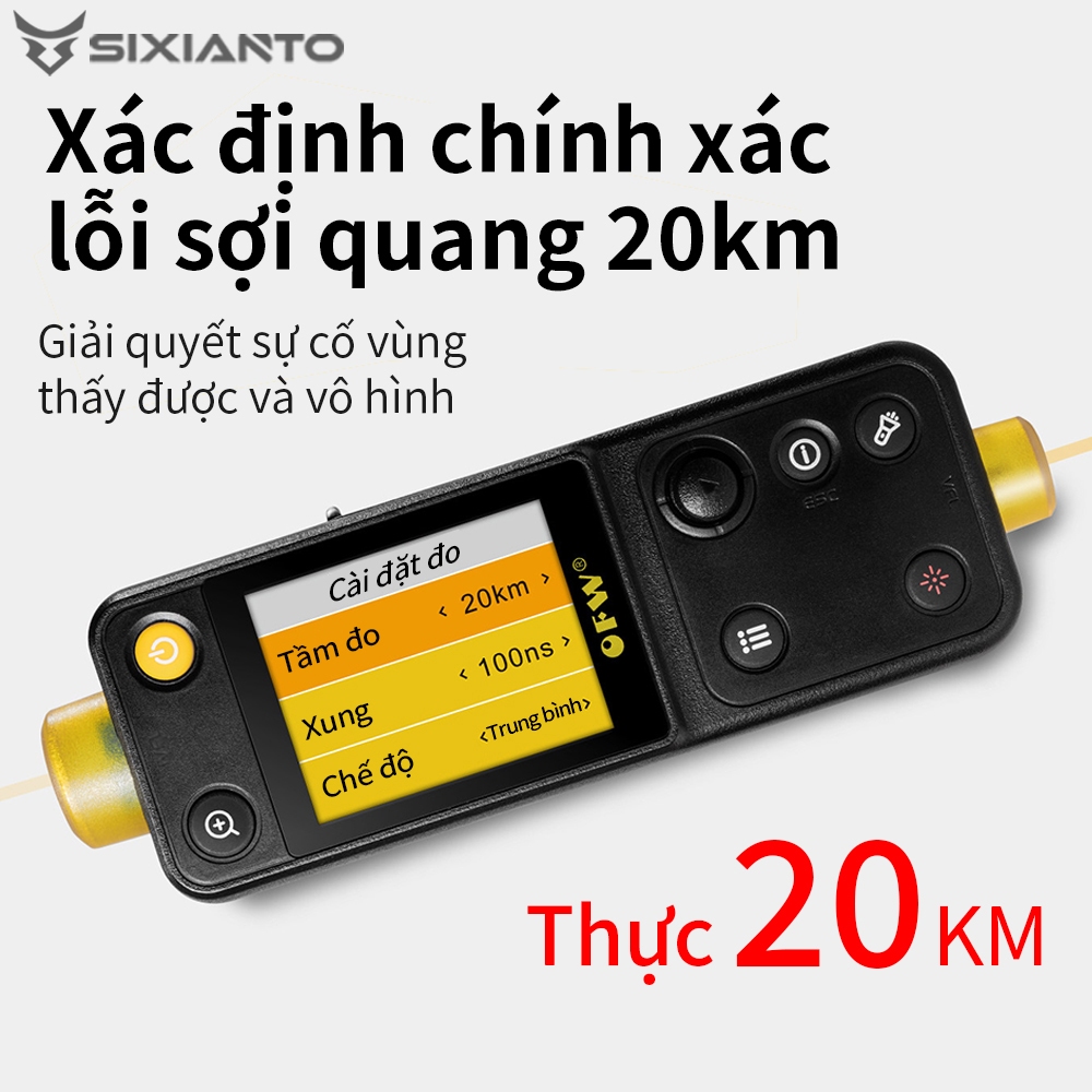 Máy đo cáp quang OTDR OFW Nano-100 Đo quang sống - Tiếng Việt
