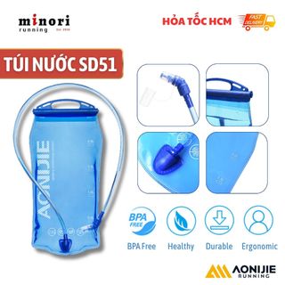 Túi Nước kèm Vest Nước Chạy Bộ Leo Núi Vòi Hút Dung tích 1L 1.5L 2L 3L Aonijie SD51 bằng TPU không chứa BPA