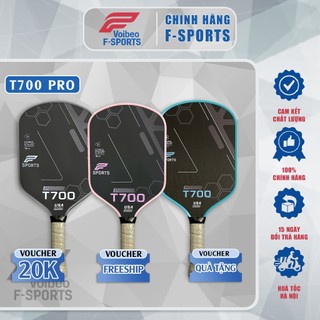[Hàng Cao Cấp] Vợt Pickleball F-Sports T700 Pro - Carbon T700 Nhám Cao Cấp, Tăng Kiểm Soát Tối Đa