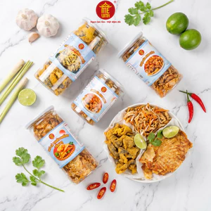 Combo Mồi Bén Lai Rai – Da Cá Trứng Muối, Khô Cá Thiều Miếng, Ghẹ Sữa Rim Giòn MEVINA Chua Cay