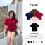 Áo Thun Nữ Baby Tee logo CKOR ôm eo nhẹ PREMIUM COTTON form tôn dáng tôn da