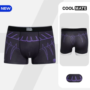 Quần lót nam Trunk Black Panther, Quần sịp chiến binh báo đen mềm mại Coolmate