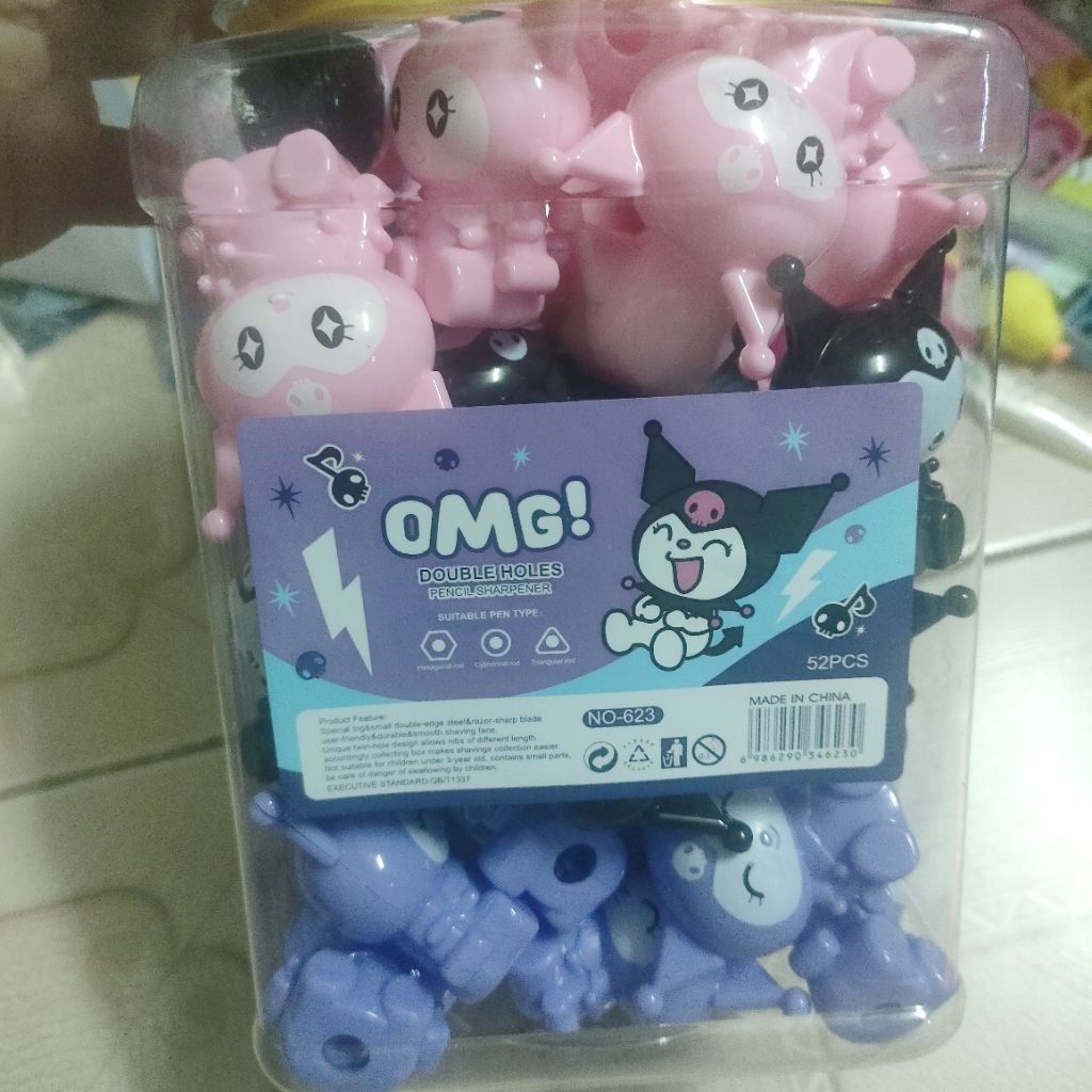 Chuốt gọt bút chì hình kuromi, thỏ tai dài