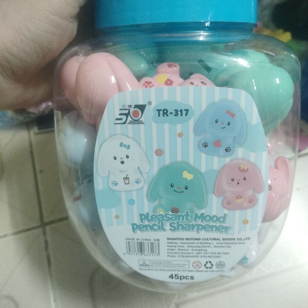 Chuốt gọt bút chì hình kuromi, thỏ tai dài