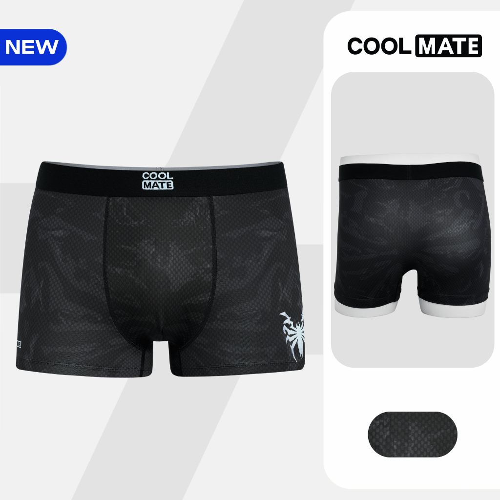 [MUA 4 GIẢM 20%][BST MARVEL]Quần lót nam Trunk Venom, Quần sịp siêu anh hùng mềm mại, co giãn, thấm hút Coolmate