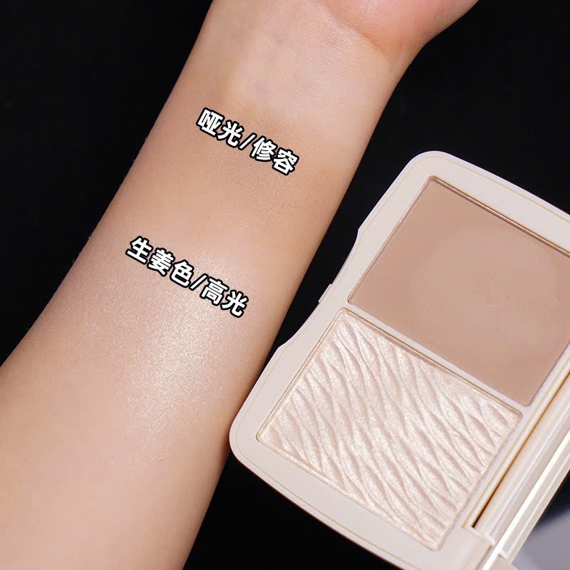 Phấn Tạo Khối & Bắt Sáng thương hiệu NOVO 2 Trong 1  🌟 Tạo khối tự nhiên – Bắt sáng nổi bật