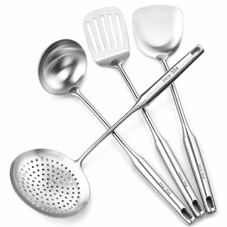 Muôi Muỗng Vá Sạn Xẻng muỗng súp xào nấu inox 304 dụng cho nhà bếp loại tốt - dụng cụ xào nấu