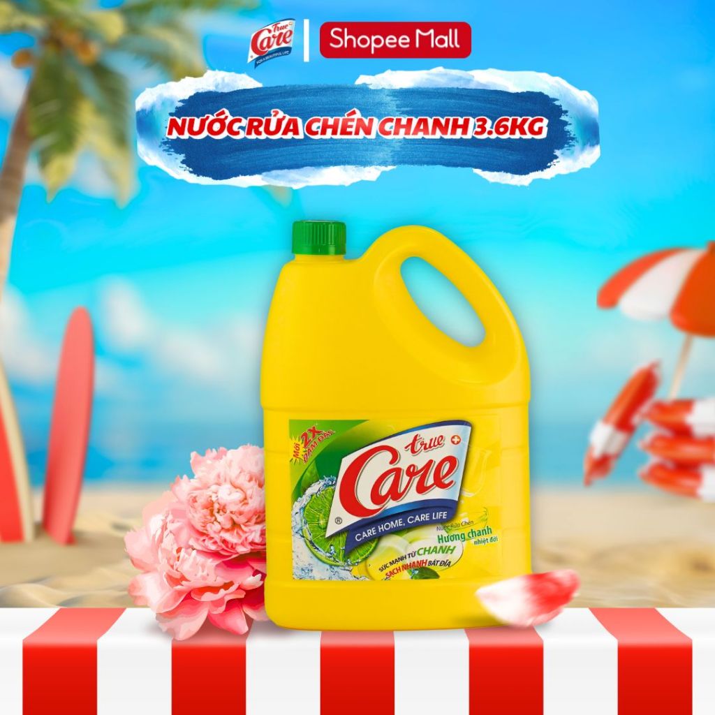 Nước Rửa Chén True Care Hương Chanh 3.6kg