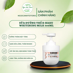 Sữa Dưỡng Thể B’HAKU WHITENING MILK Dưỡng Trắng Chuyên Sâu Và Chống Lão Hóa 360ML