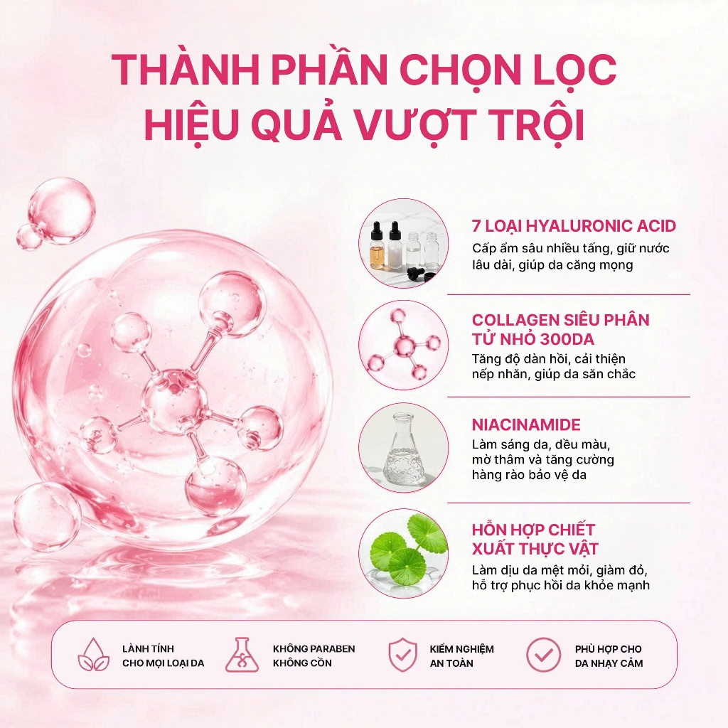 Combo 2 Hộp Mặt Nạ Thạch IMU Deep Collagen Jelly Pack Cấp Ẩm, Phục Hồi, Dưỡng Sáng, Ngừa Lão Hóa Mờ Nhăn