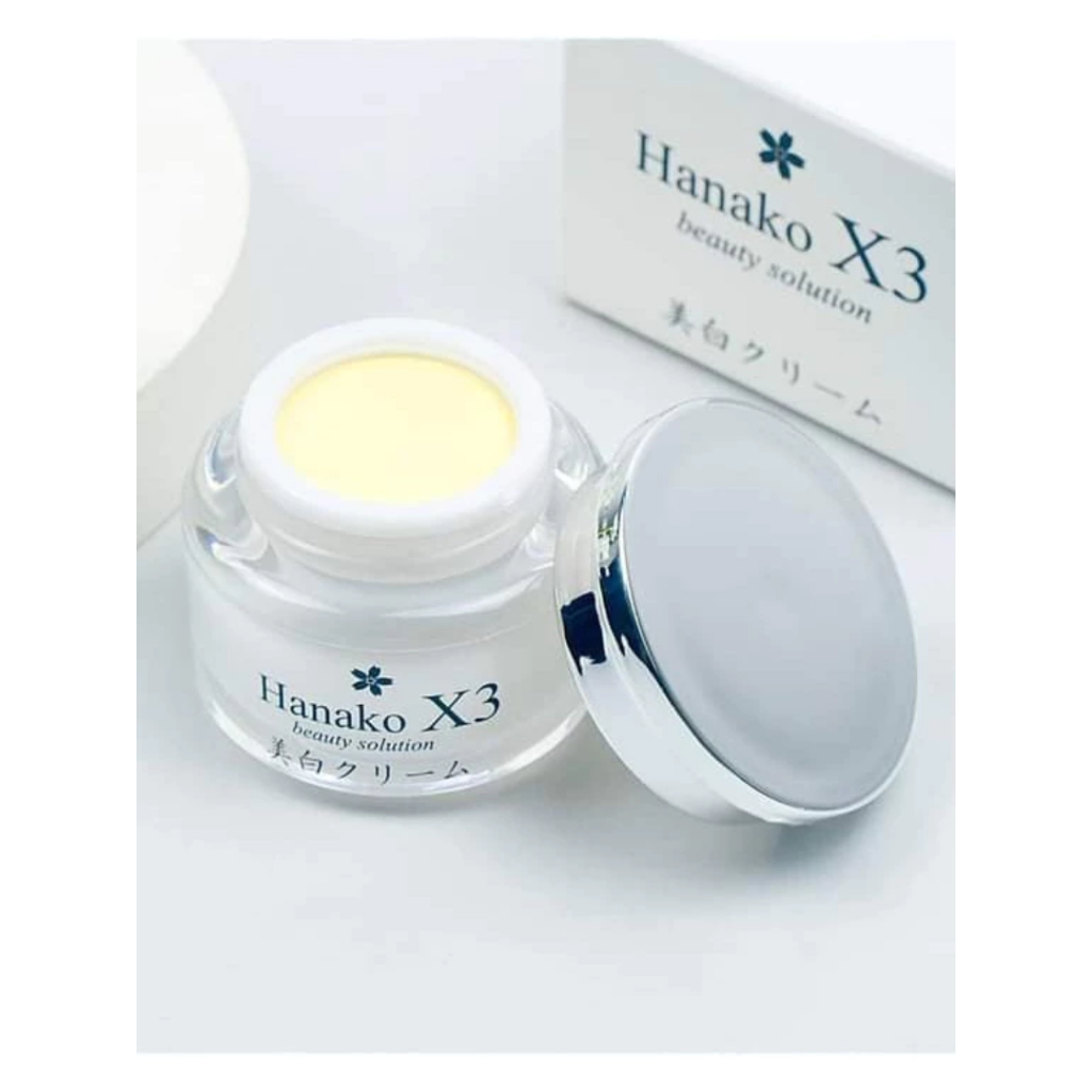 Kem Face Dưỡng Sáng Da Nhật Bản Hanako x3 Mờ Thâm Mụn Cấp Ẩm Chống Nắng