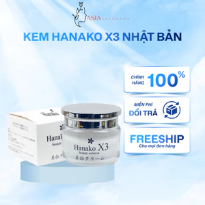Kem Face Dưỡng Sáng Da Nhật Bản Hanako x3 Mờ Thâm Mụn Cấp Ẩm Chống Nắng