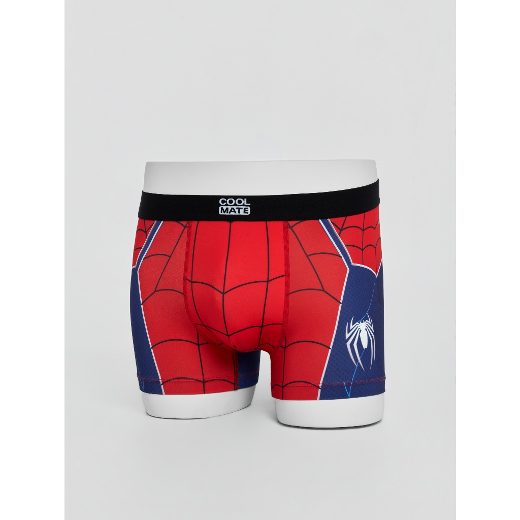 [MUA 4 GIẢM 20%][BST MARVEL]Quần lót nam Trunk Spiderman II, Quần sịp người nhện mềm mại, co giãn, thấm hút Coolmate