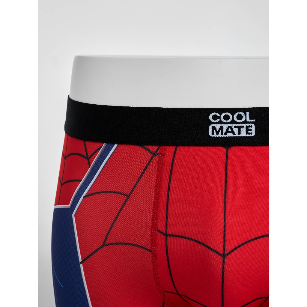 [MUA 4 GIẢM 20%][BST MARVEL]Quần lót nam Trunk Spiderman II, Quần sịp người nhện mềm mại, co giãn, thấm hút Coolmate