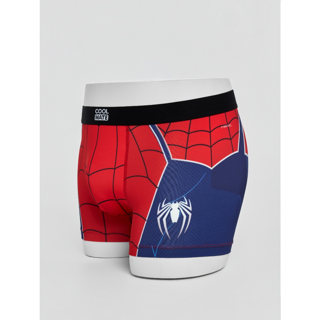[MUA 4 GIẢM 20%][BST MARVEL]Quần lót nam Trunk Spiderman II, Quần sịp người nhện mềm mại, co giãn, thấm hút Coolmate