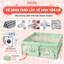 Quây Vải Cho Bé Khung INOX Dày Dặn Không Ghỉ, Quây Bóng Pakey TẶNG Vòng Tập Đi & Mũ Bảo Vệ Đầu Cho Bé