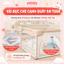 Quây Vải Cho Bé Mẫu Mới, Quây Nhà Bóng Khung INOX Chống Gỉ, Tặng Vòng Tập Đi Cho Bé
