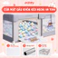Quây Vải Cho Bé Khung INOX Dày Dặn Không Ghỉ, Quây Bóng Pakey TẶNG Vòng Tập Đi & Mũ Bảo Vệ Đầu Cho Bé