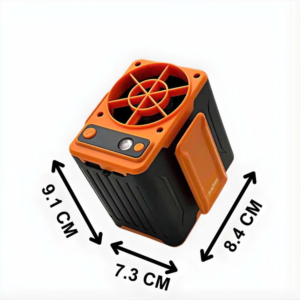 Quạt đeo thắt lưng Tirek F13 SOPMEDIA Quạt pin 10000mAh chạy liên tục 15-24h tích hợp sạc dự phòng