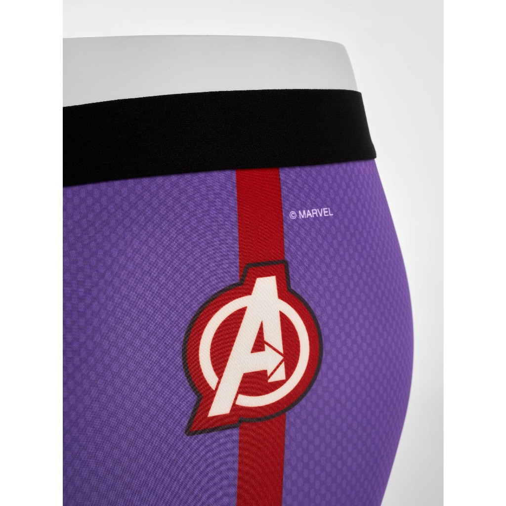 [MUA 4 GIẢM 20%][BST MARVEL]Quần lót nam Trunk hulk, Quần sịp người khổng lồ màu tím mềm mại, co giãn Coolmate
