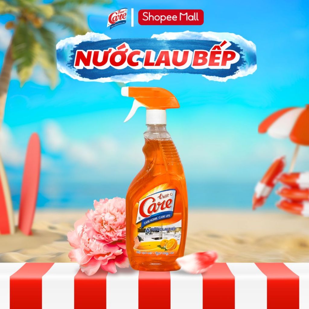 Nước Lau Bếp True Care 580ml